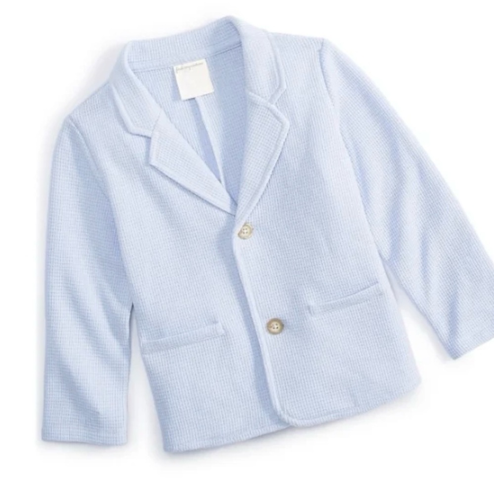NWT First Impressions Baby Boy Waffle Knit Blazer Fall Special Occasion